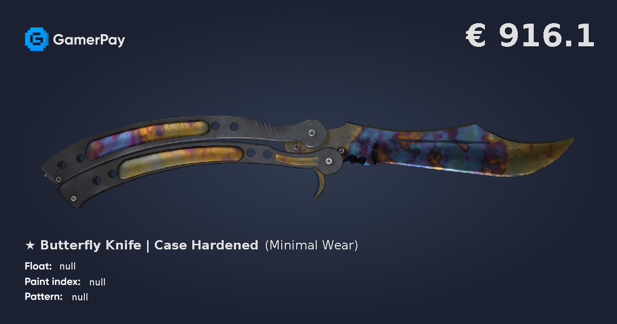 Butterfly Knife Case Hardened on GamerPay
