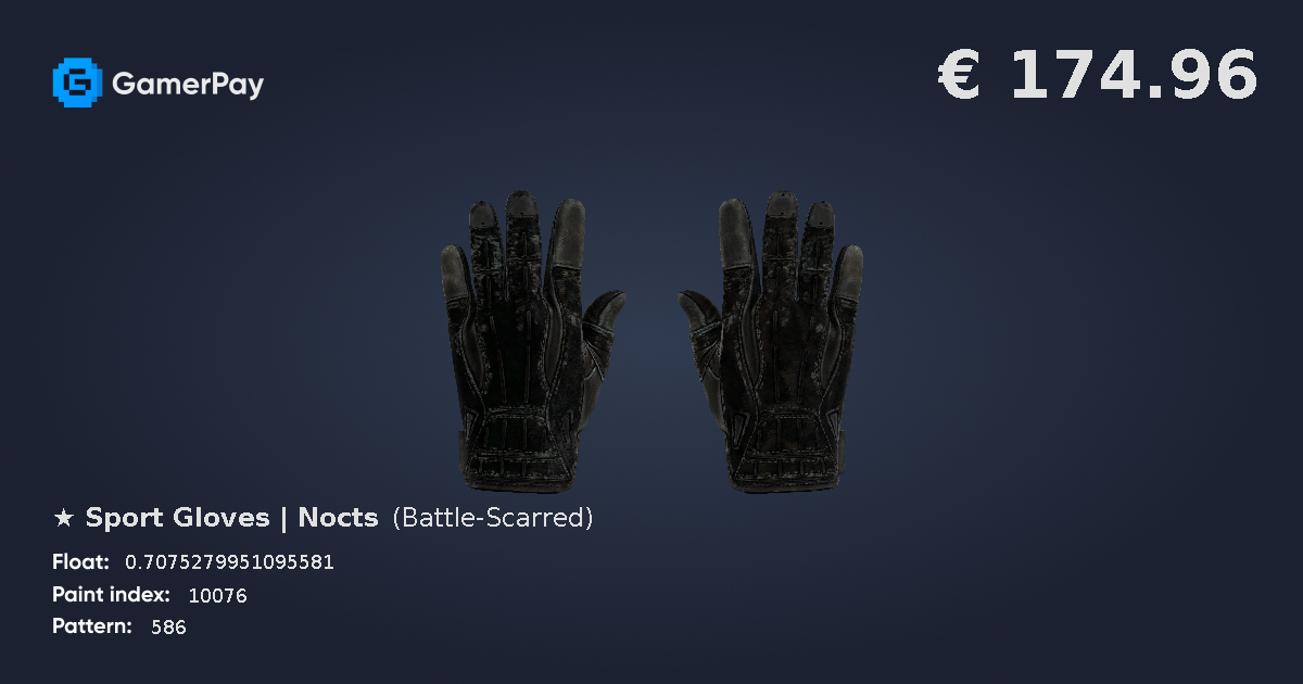 Sport Gloves Nocts on GamerPay