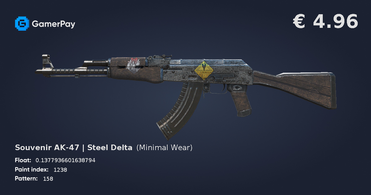 Souvenir AK-47 | Steel Delta on GamerPay