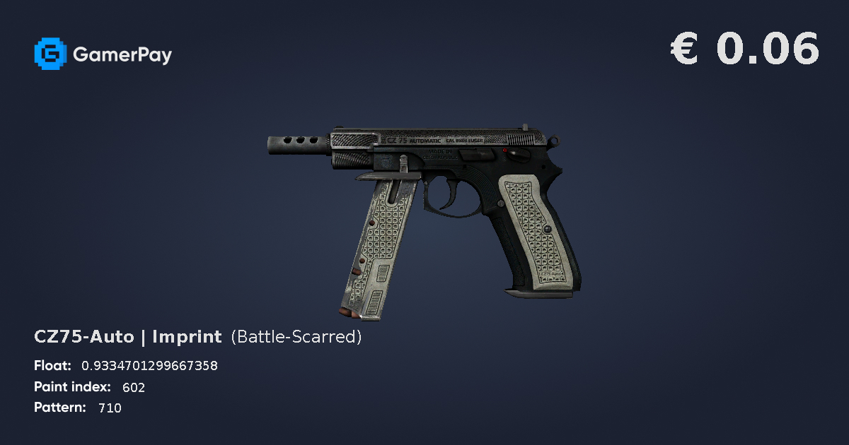 CZ75Auto Imprint on GamerPay