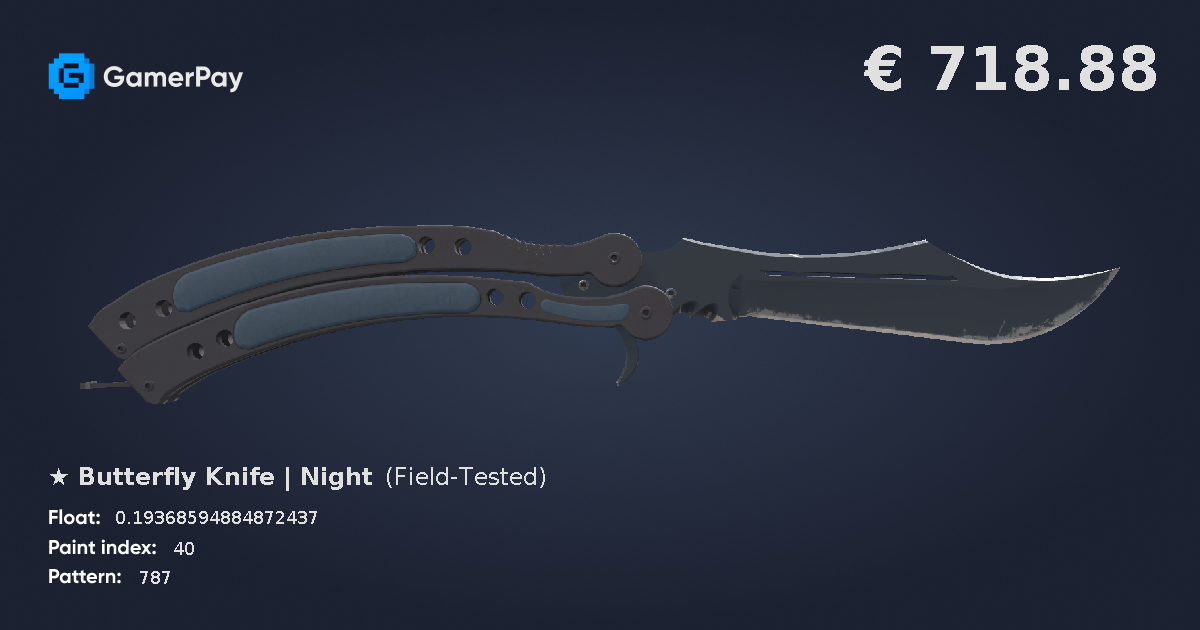 Butterfly Knife Night on GamerPay