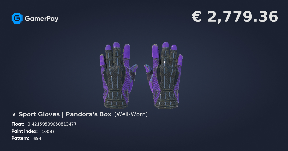 Sport Gloves Pandora's Box on GamerPay