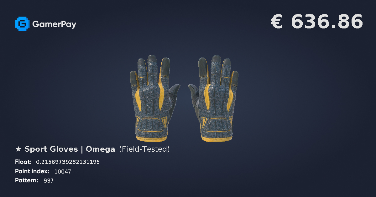 Sport Gloves Omega on GamerPay
