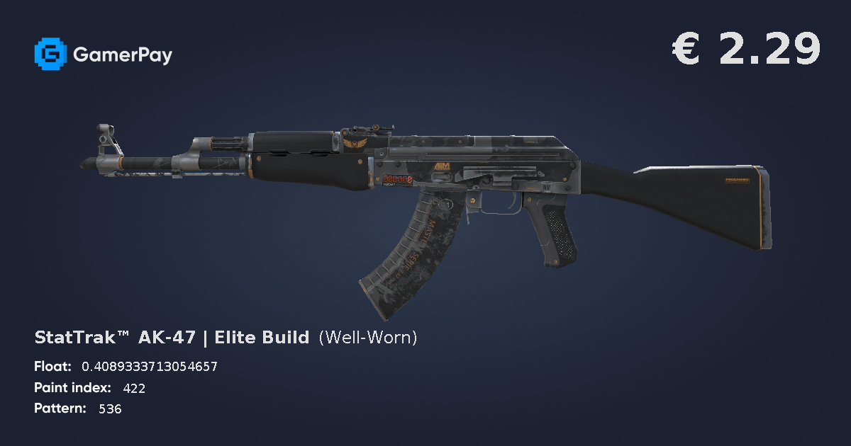 StatTrak™ AK-47 | Elite Build on GamerPay