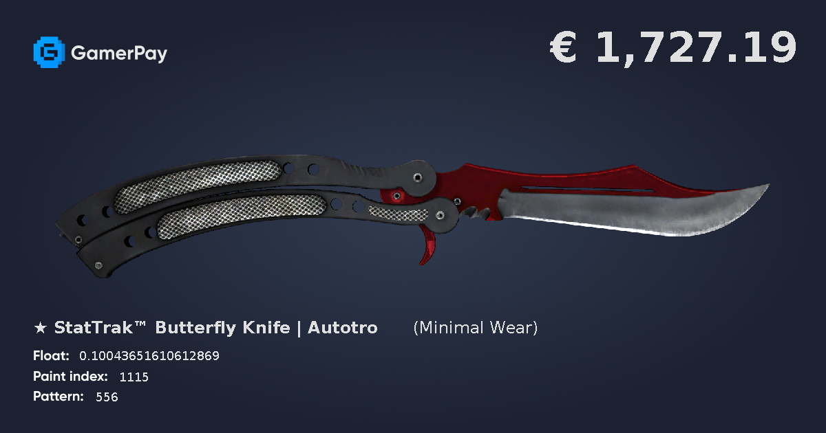 StatTrak™ Butterfly Knife Autotronic on GamerPay