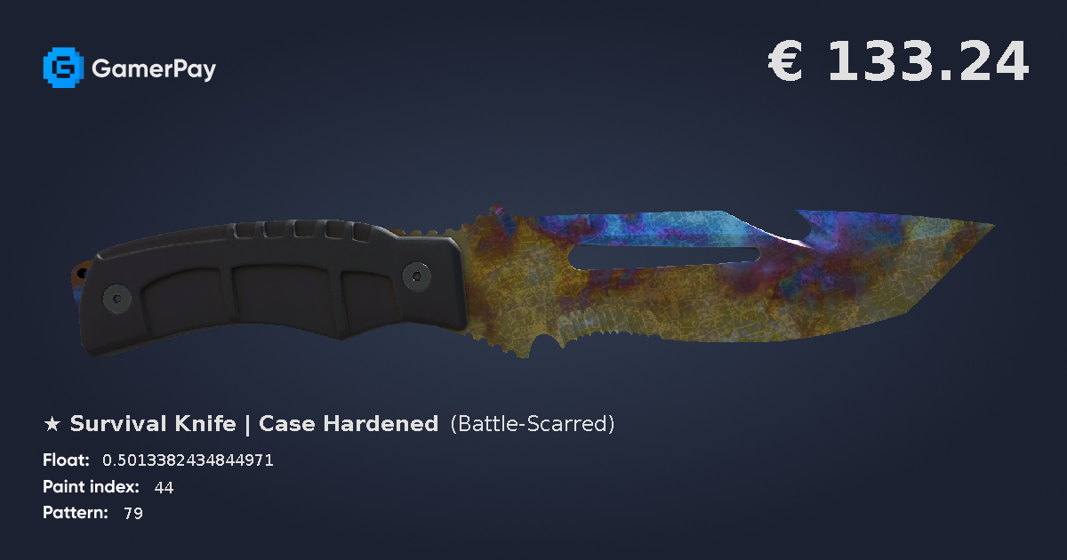 Survival Knife Case Hardened on GamerPay