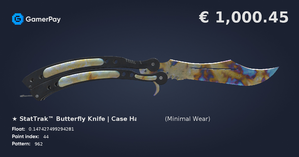 StatTrak™ Butterfly Knife Case Hardened on GamerPay