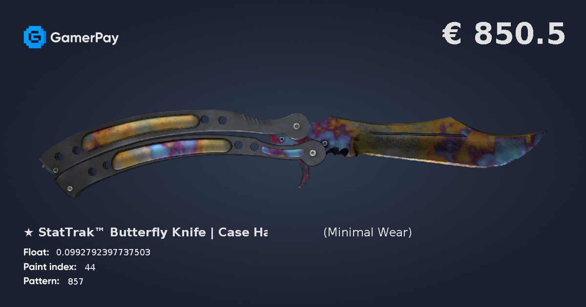 StatTrak™ Butterfly Knife Case Hardened on GamerPay