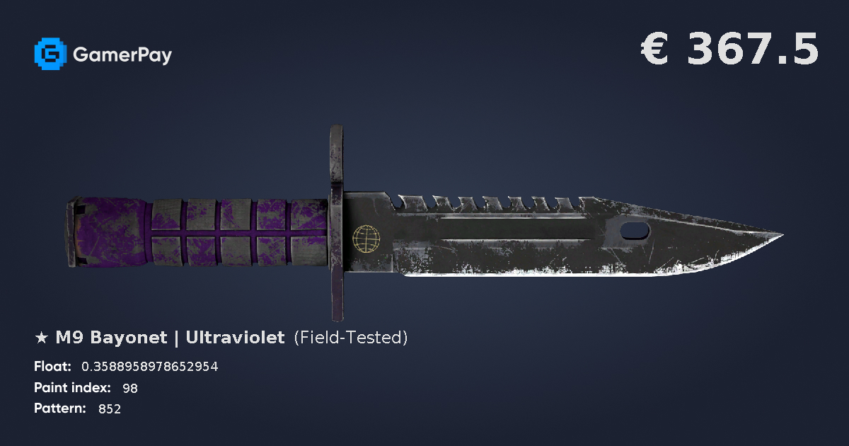 M9 Bayonet | Ultraviolet on GamerPay