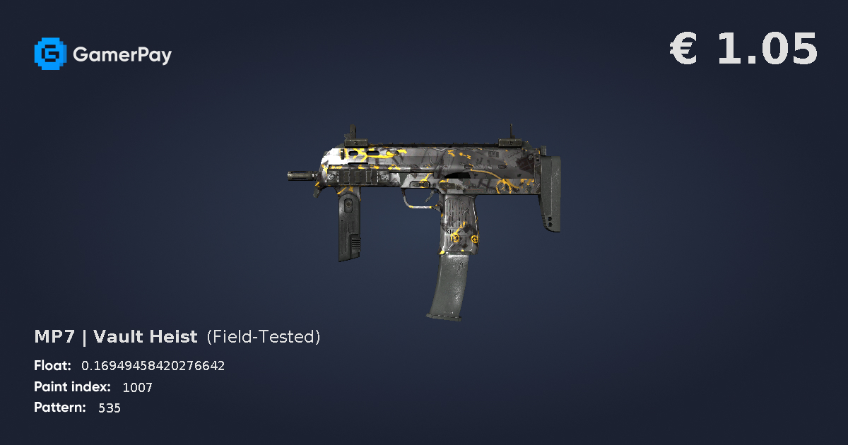 MP7 Vault Heist cs go skin free - readypoj