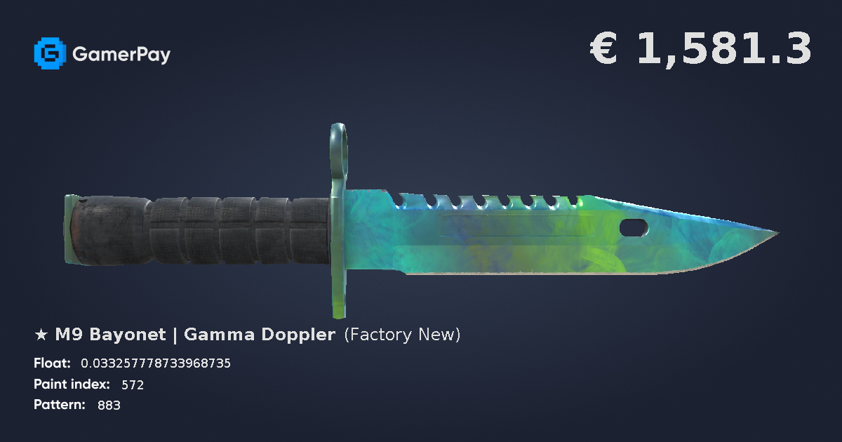 M9 Bayonet Gamma Doppler Phase 4 Price gamerpay.gg