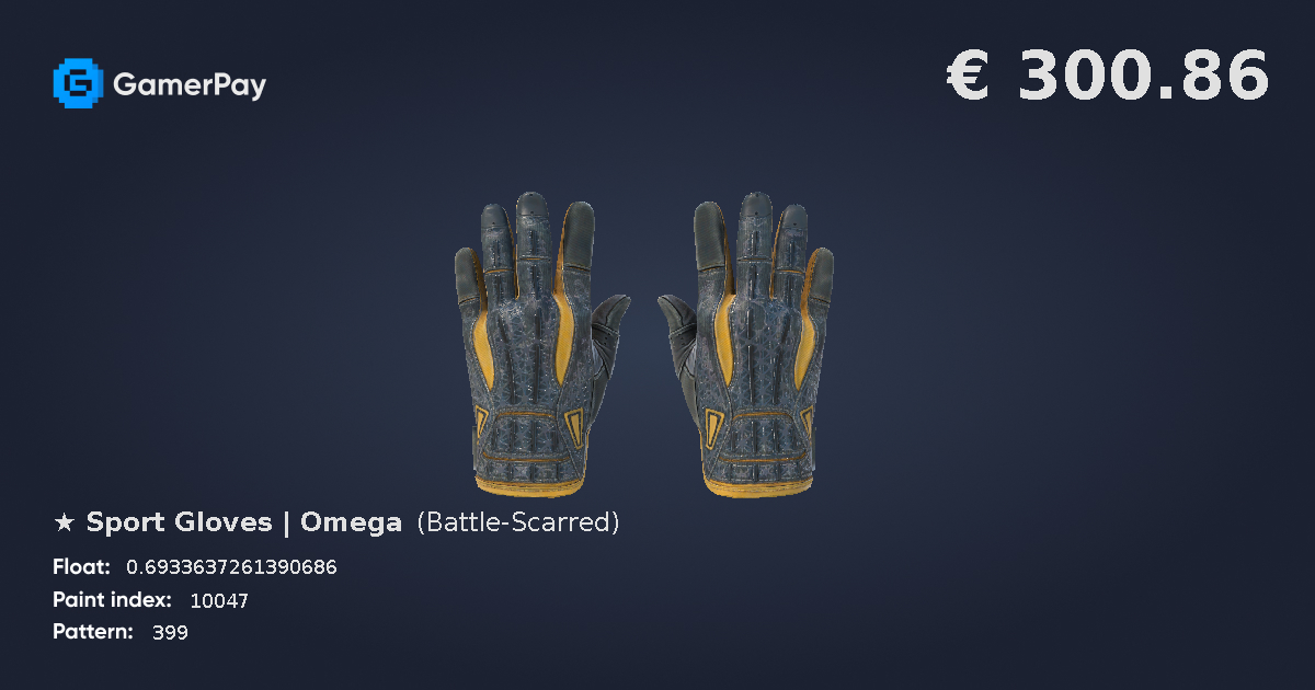 Sport Gloves Omega on GamerPay