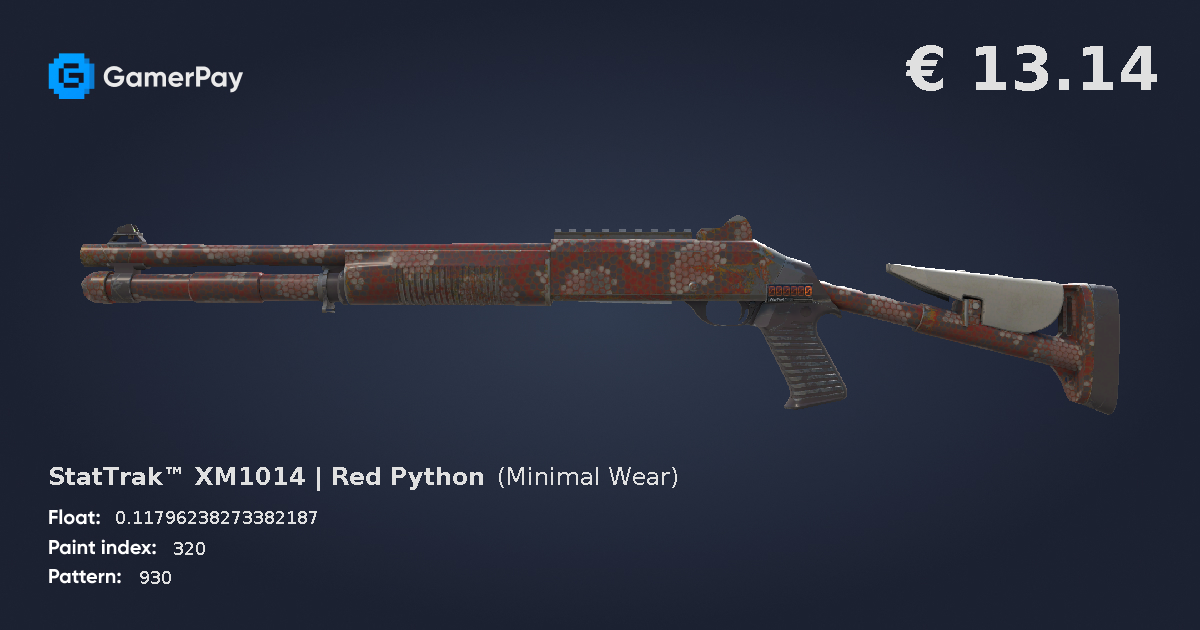StatTrak™ XM1014 | Red Python on GamerPay