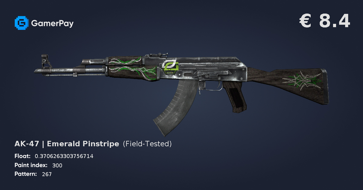 AK47 Emerald Pinstripe on GamerPay