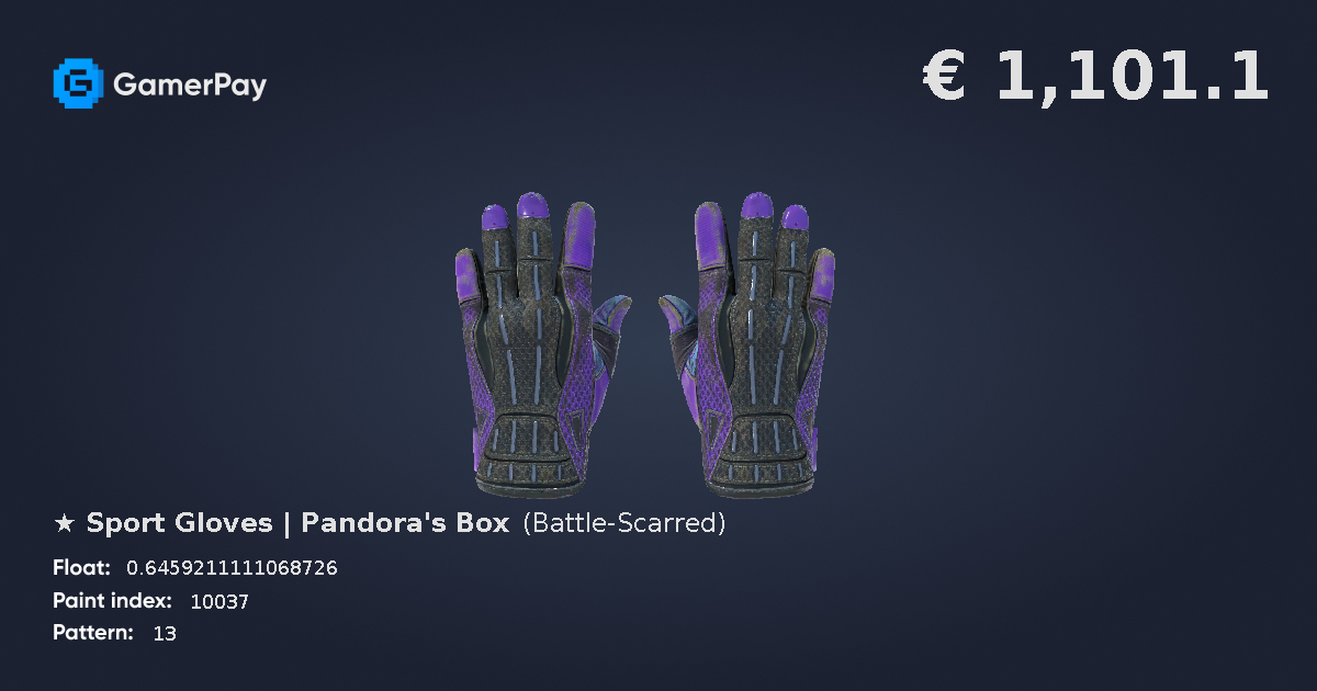 Sport Gloves Pandora's Box on GamerPay
