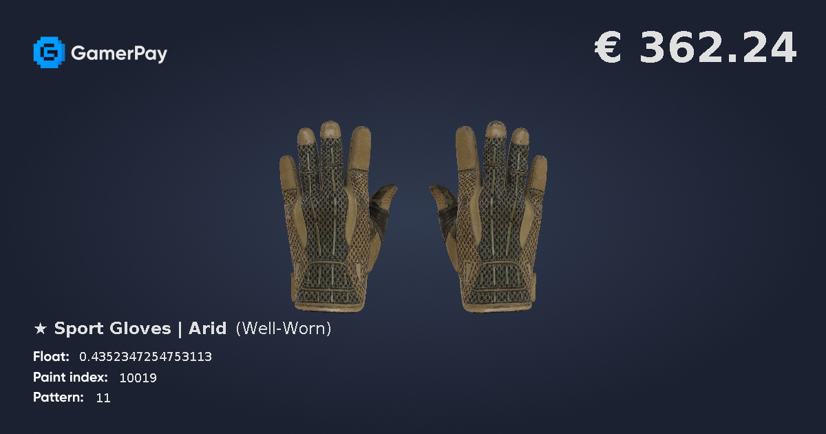 Sport Gloves Arid on GamerPay
