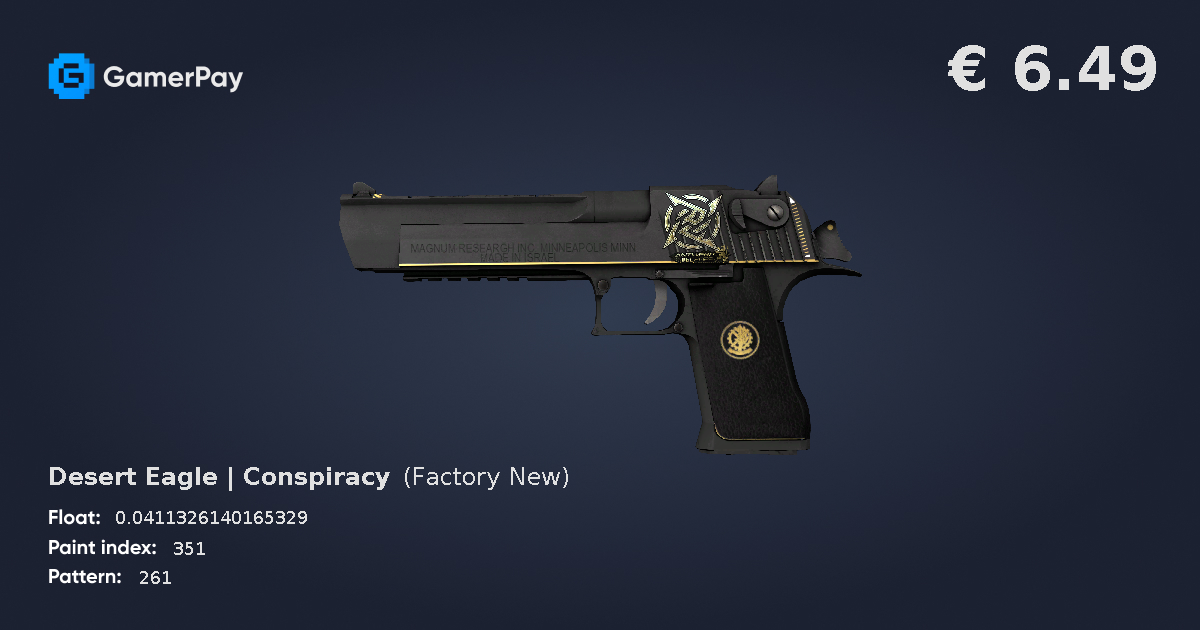 Desert Eagle | Conspiracy on GamerPay