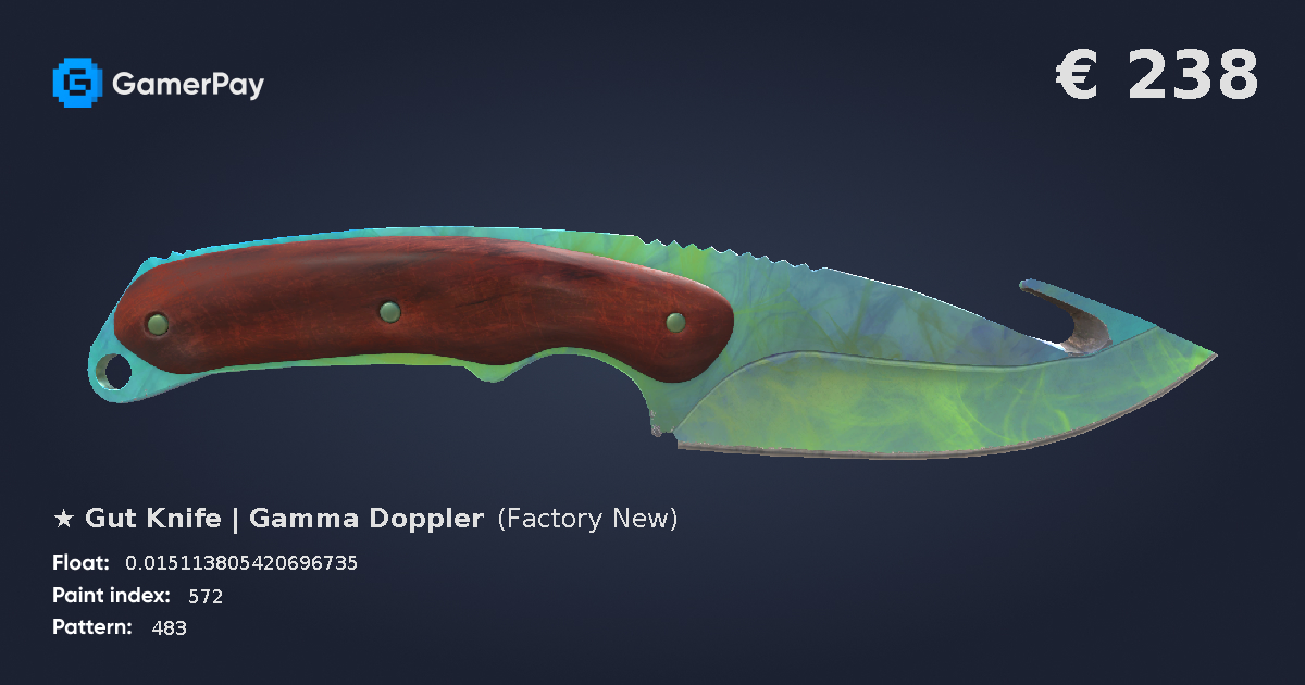 Gut Knife Gamma Doppler Phase 4 On GamerPay