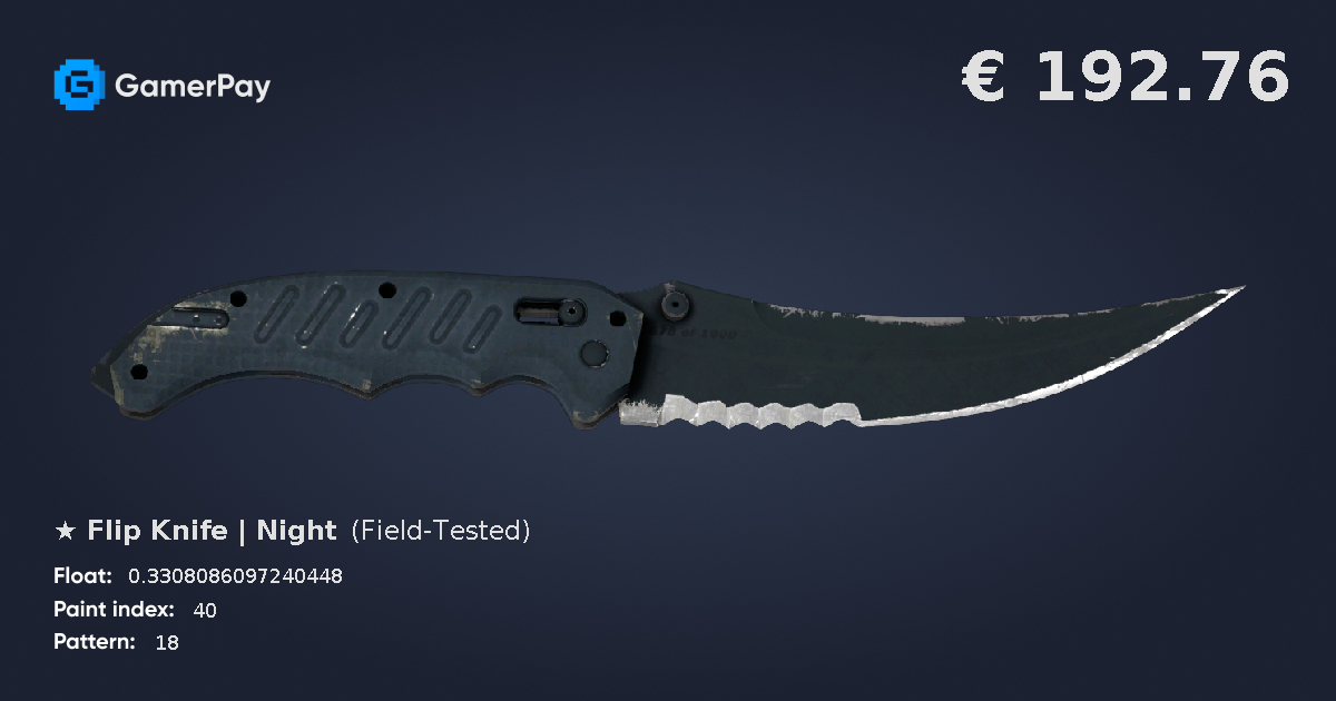 Flip Knife Night on GamerPay