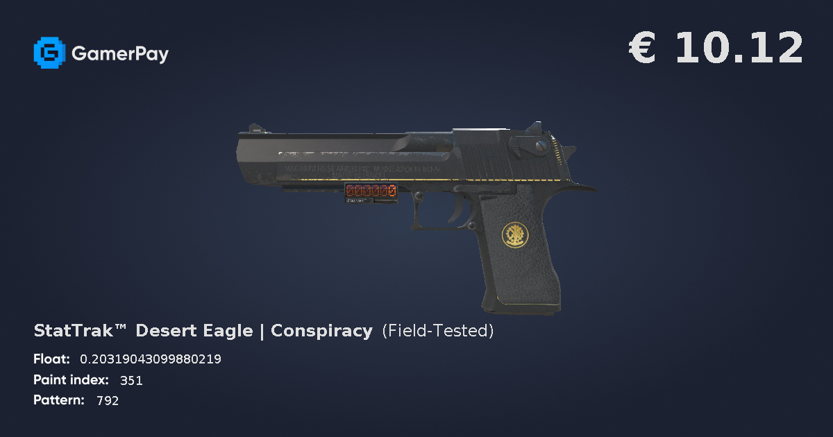 StatTrak™ Desert Eagle | Conspiracy on GamerPay