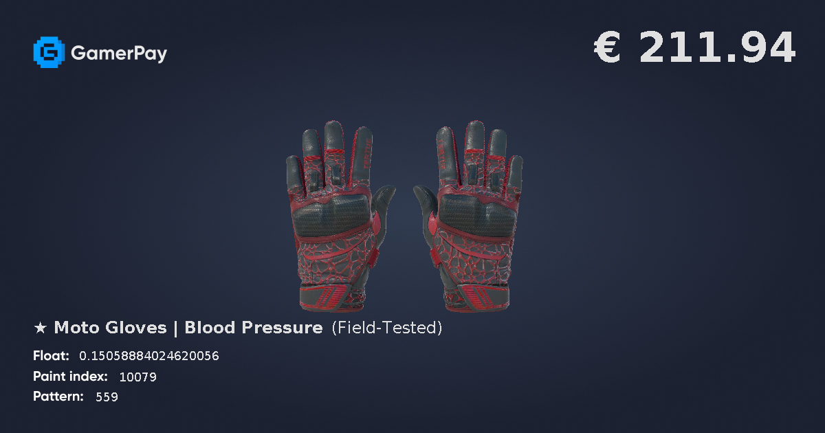 Moto Gloves Blood Pressure on GamerPay