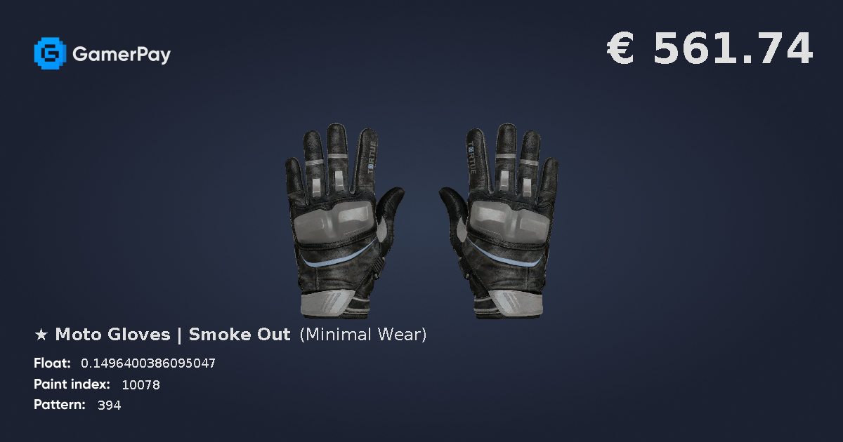 Moto Gloves Smoke Out on GamerPay