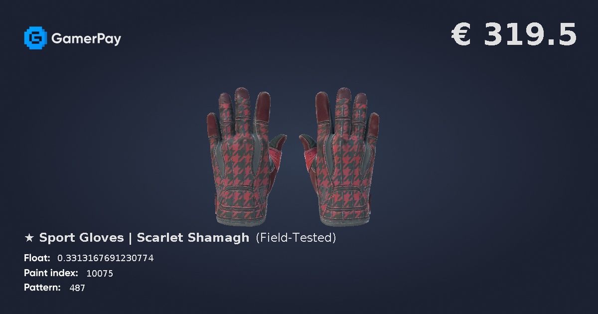 Sport Gloves Scarlet Shamagh on GamerPay