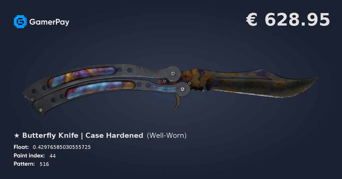 Butterfly Knife Case Hardened on GamerPay