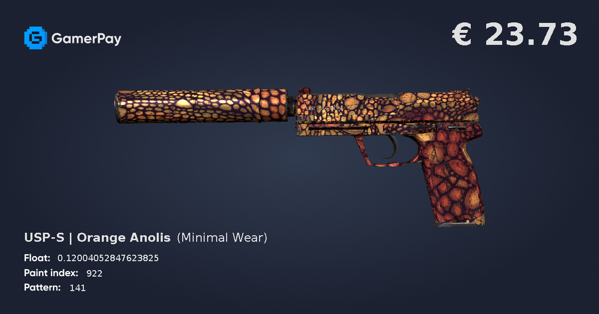 USPS Orange Anolis on GamerPay