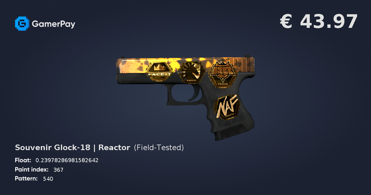 Souvenir Glock-18 | Reactor on GamerPay