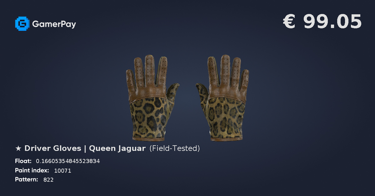 Driver Gloves Queen Jaguar on GamerPay