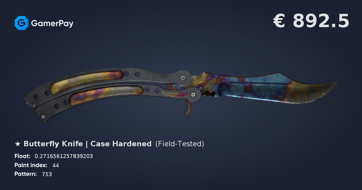 Butterfly Knife Case Hardened on GamerPay
