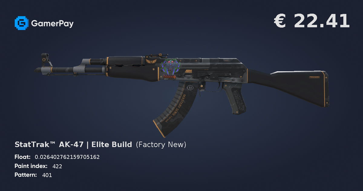 StatTrak™ AK-47 | Elite Build on GamerPay