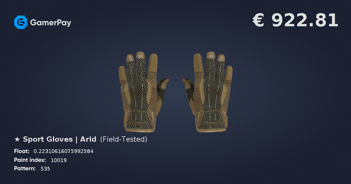 Sport Gloves Arid on GamerPay