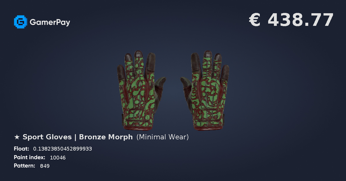 Sport Gloves Bronze Morph on GamerPay