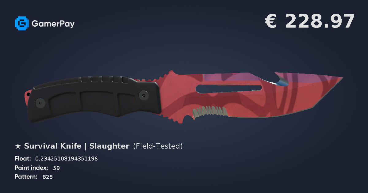 Survival Knife Slaughter on GamerPay