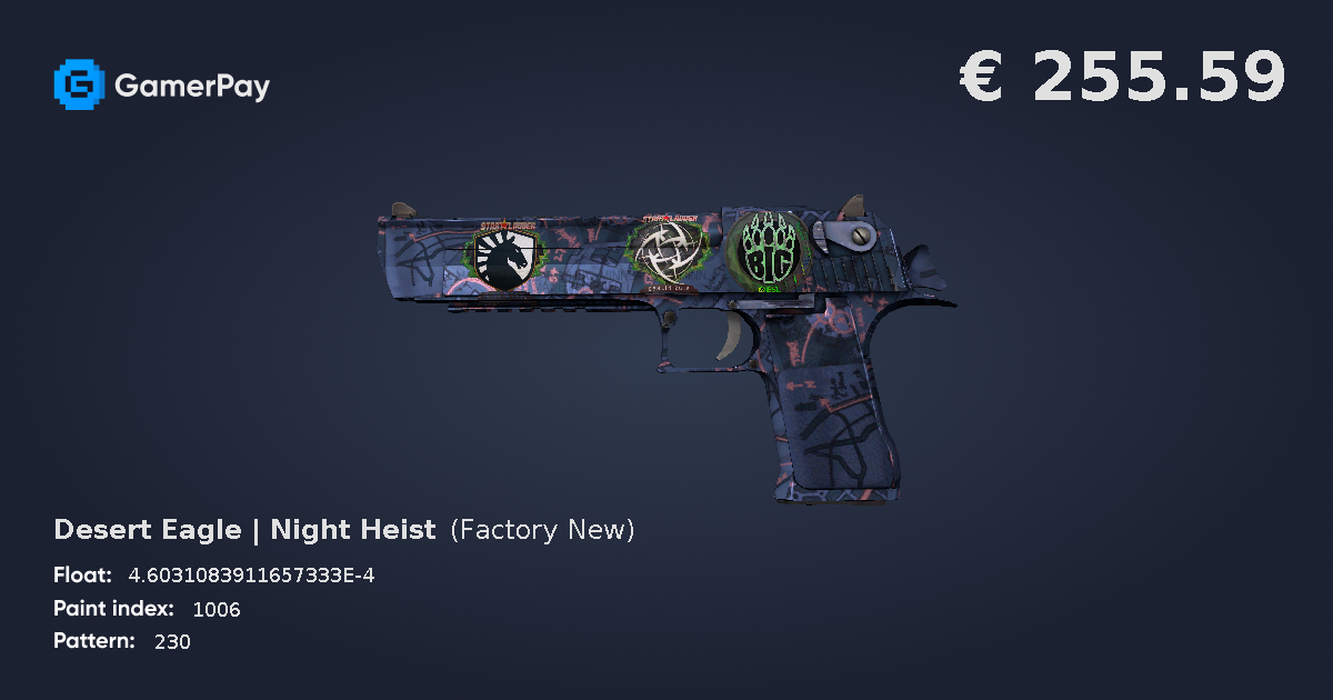 Desert Eagle Night Heist on GamerPay