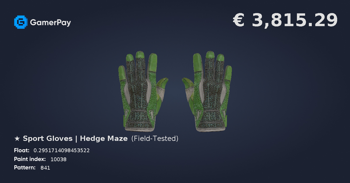 Sport Gloves Hedge Maze on GamerPay