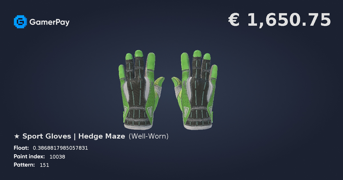 Sport Gloves Hedge Maze on GamerPay