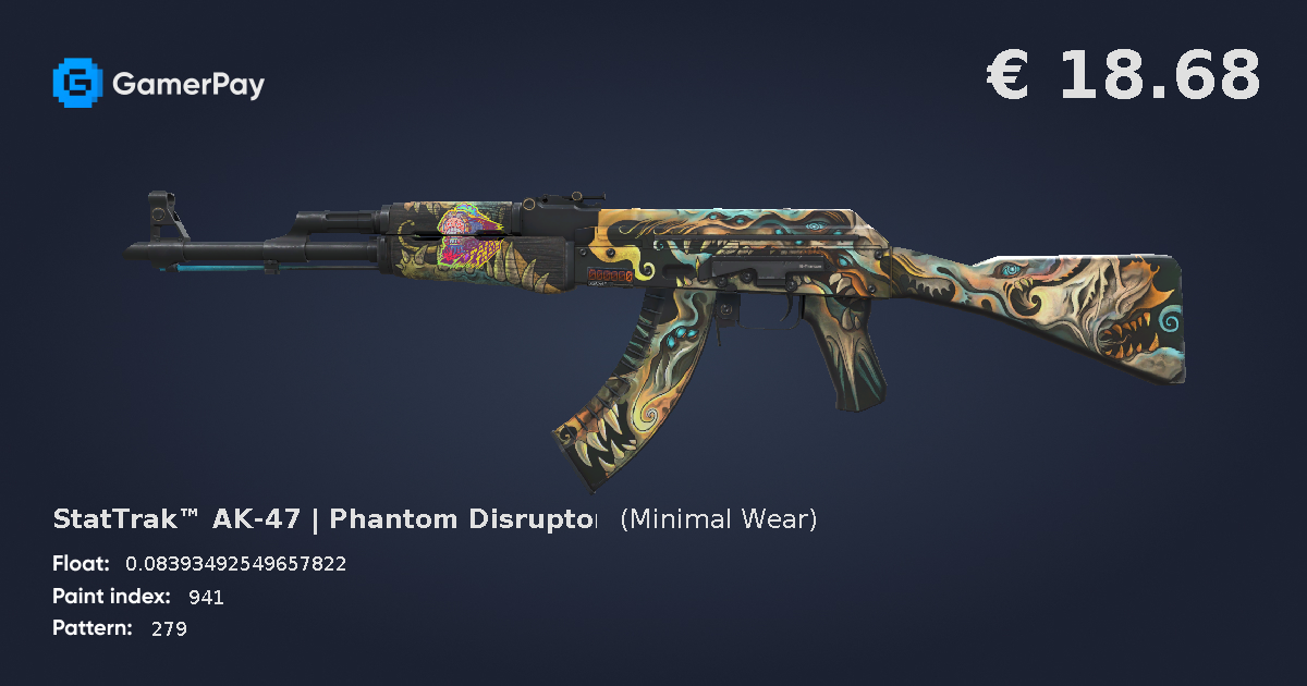 StatTrak™ AK-47 | Phantom Disruptor on GamerPay