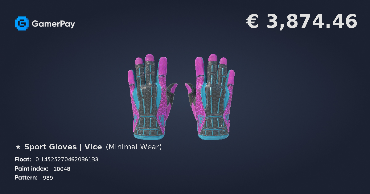Sport Gloves Vice on GamerPay