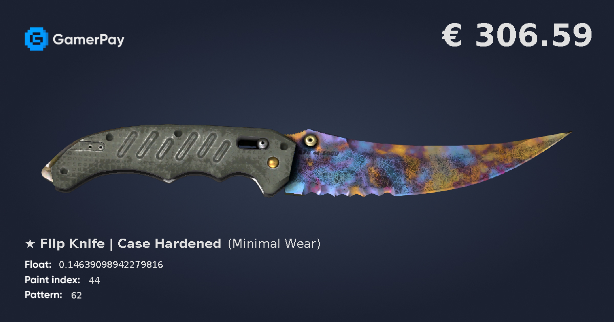 Flip Knife Case Hardened on GamerPay